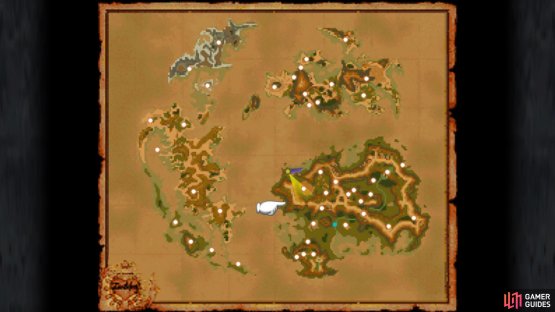 Chocograph 4 on the world map