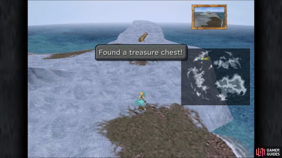 The location of the treasure for Chocograph 6