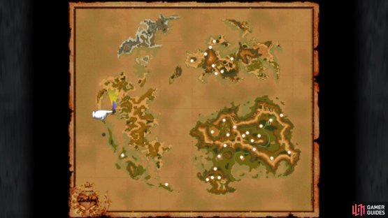 Chocograph 8 on the world map