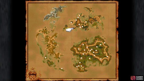 Chocograph 9 on the world map
