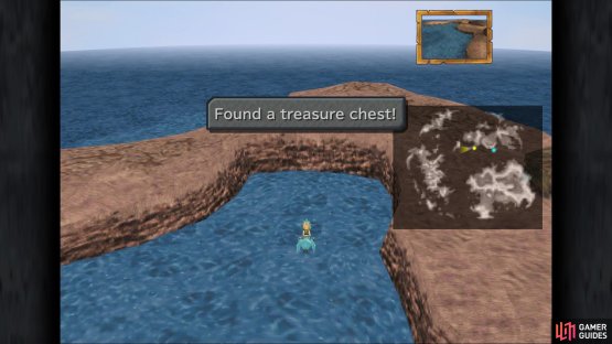 The location of the treasure for Chocograph 9