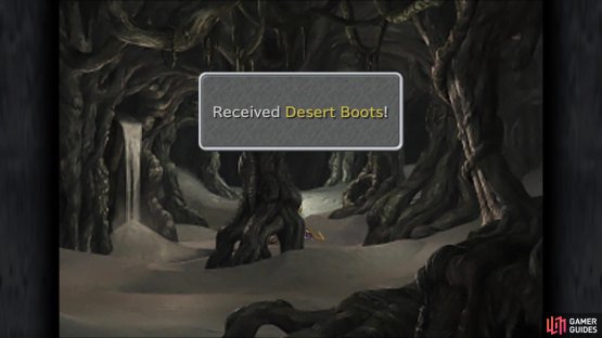 The Desert Boots are right behind the central pillar