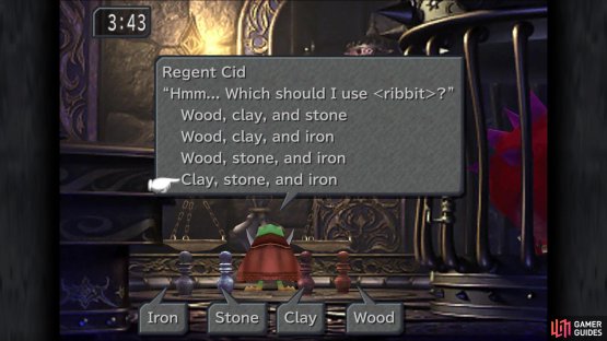 Pick this option when placing the weights to get to the hourglass