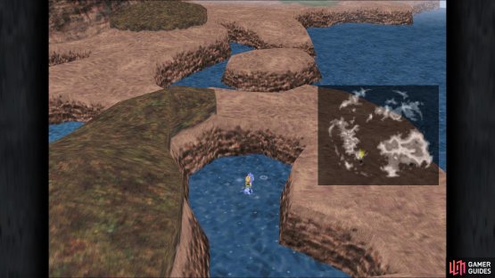 The location for Dive Spot 3 in the game