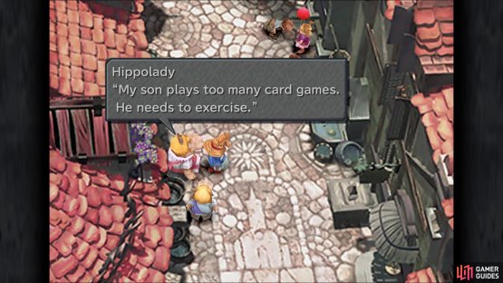 Speak with Hippaul&rsquo;s mother to begin racing with Hippaul