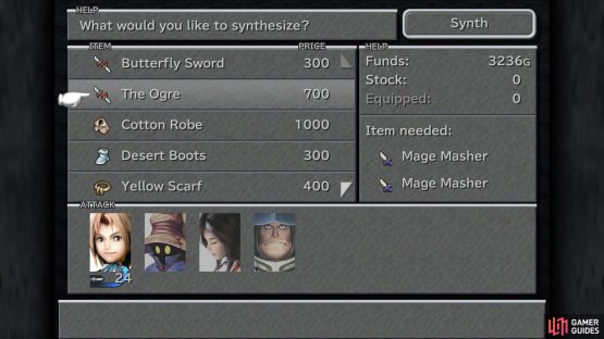 Synthesis can allow you to get some nice gear earlier than usual