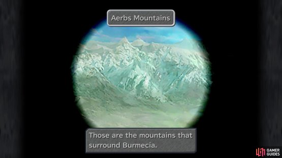 You will need to find various locations via the telescope