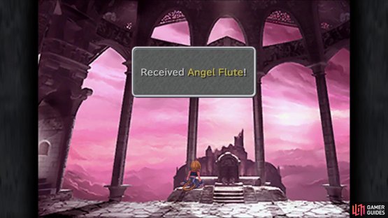 The location of the Angel Flute in Memoria