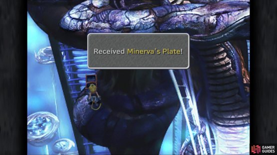 leading down to the chest with the Minerva&rsquo;s Plate