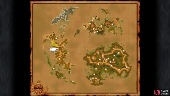 The location of Mountain Crack 2 on the world map