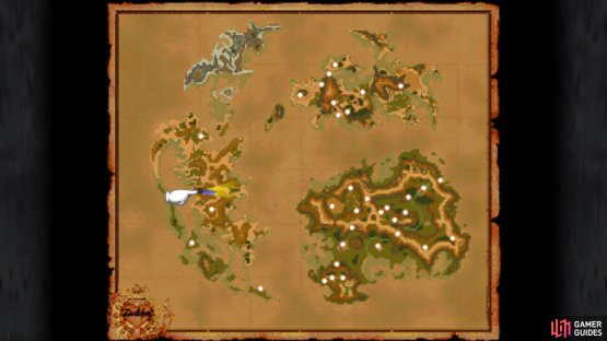 The location of Mountain Crack 3 on the world map