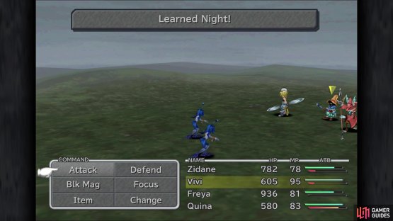 so you can have Quina learn the Night spell
