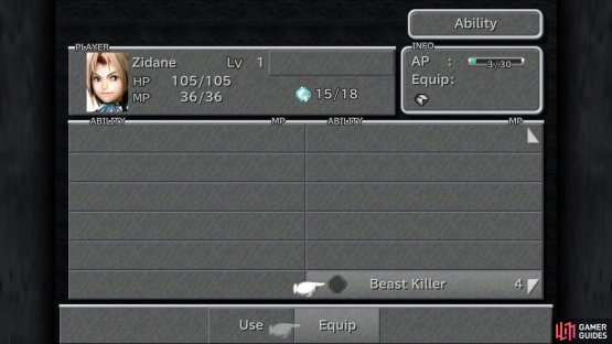 Don&rsquo;t forget to equip the passive abilities for each character