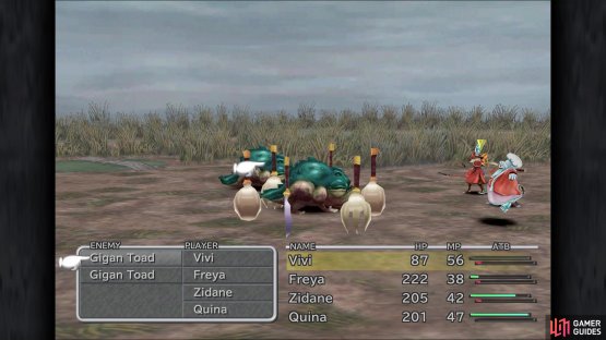 Quina needs to use the Eat command on low HP enemies
