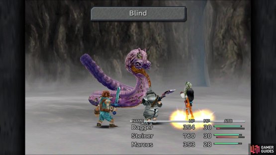 Dagger&rsquo;s first action should be to use Blind on the boss