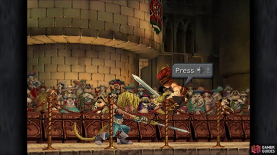 Press the buttons as they appear on the screen