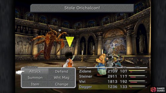 Make sure you steal the Orichalcon daggers from Taharka before you finish it