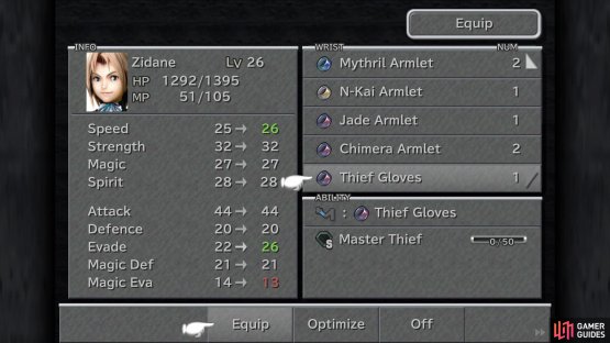 as they teach Zidane the ever important Master Thief skill