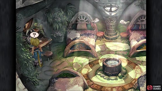 This spot in the inn&rsquo;s room is where you can do the fortune thing