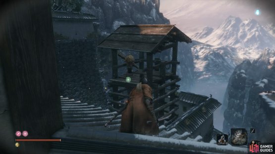 Use this roof to get behind the Cannon wielder.