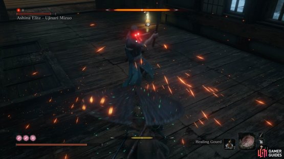 the Loaded Shield will raise his posture quickly.