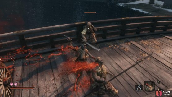 Defeat this guard to obtain the Gatehouse Key