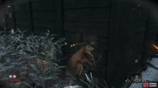 then search around the side of the house for a hole leading to more loot.
