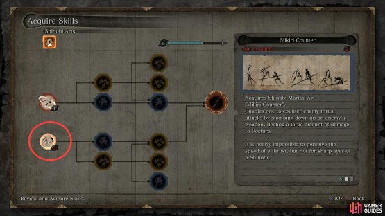 save your Skill Points for the Mikari Counter.