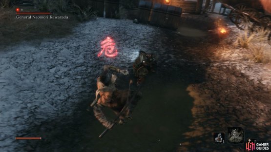 His only Perilous Attack is a sweep, perform a jump kick on him to avoid it
