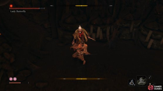 this will inflict posture damage and stun her.