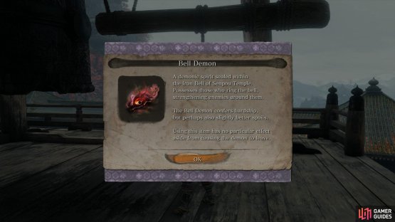 however use the item you obtain to cancel the effect at any time.