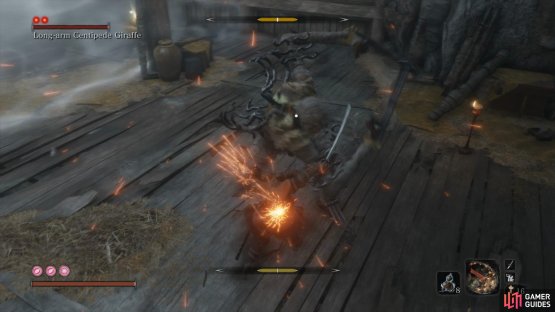 Deflect Giraffe&rsquo;s lengthy combo to build up it&rsquo;s posture