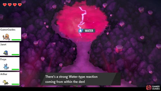 This is where you&rsquo;re trying to go. A Water-type Legendary awaits!