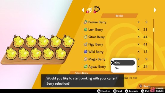Selecting berries.