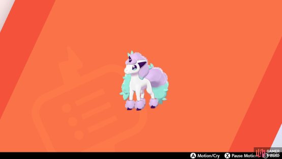 A Galarian Ponyta.