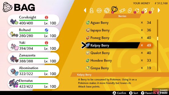 Do feed them berries (but only for stats you don&rsquo;t mind having reduced EVs).
