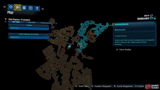 Head to this location on the map,