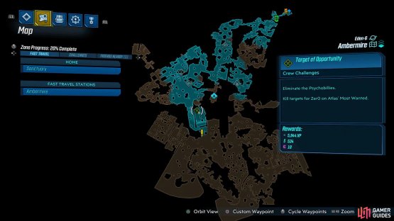 Head to this location on the map, 
