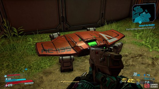 Enter the room to the left of where you resurrected Terry to find a Red Chest,