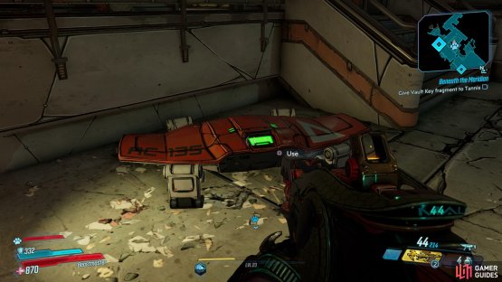 On your way over to the Rooftop lift, make sure to grab the Red Chest that&rsquo;s in the center of the room,