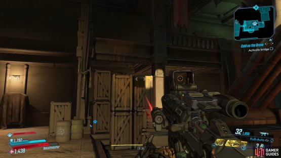 Use the yellow crates in the Forgotten Hall to get up to upper level,