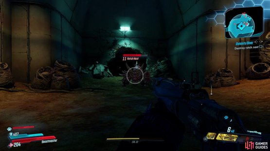 You&rsquo;ll be able to find the Ratch Nest at the back left corner of the room, 