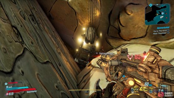 You&rsquo;ll be able to find a Dead Claptrap abandoned in a tree north of Knotty&rsquo;s Peak,