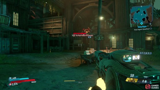 You may encounter the Rare Spawn, Unstoppable along the way to Quietfoot.