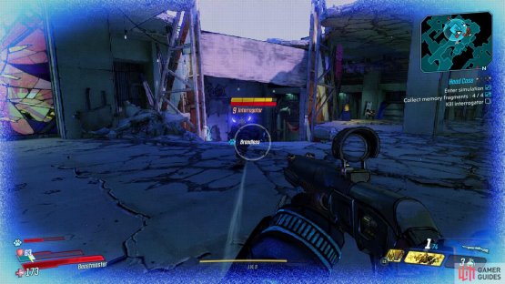 after you&rsquo;ve spoke with Vic, the Interrogator will spawn.