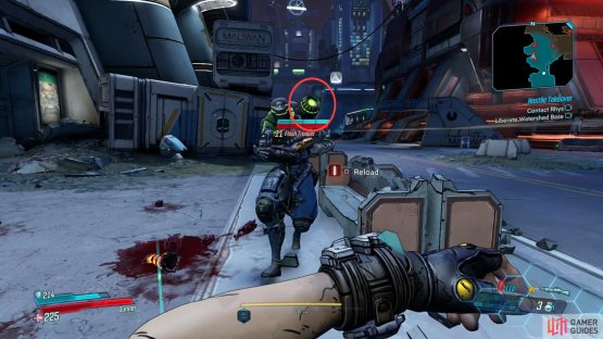 The canister on the shoulder is the weakness for Flash Troopers