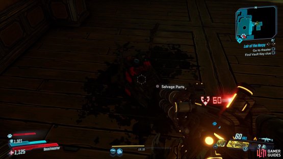 You’ll be able to find this Dead Claptrap in a small room to left side of the Ancestors,