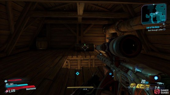 You&rsquo;ll be able to find this Red Chest at the back of Monty&rsquo;s Den after you&rsquo;ve collected the record,