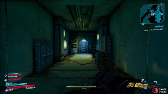 follow the underground path around until you find small corridor to the left side leading to One Pump Chumps location.