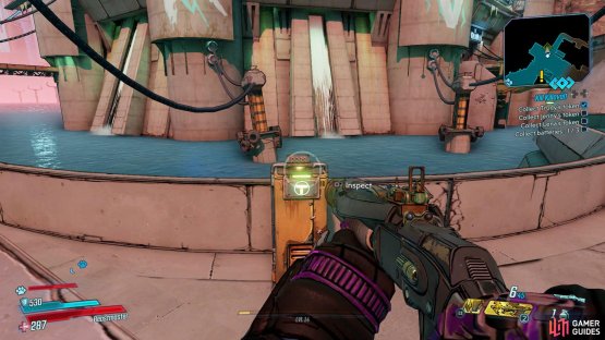 You&rsquo;ll be able to find the first Typhon Log sitting in the corner on map near the Big Dock Energy port,